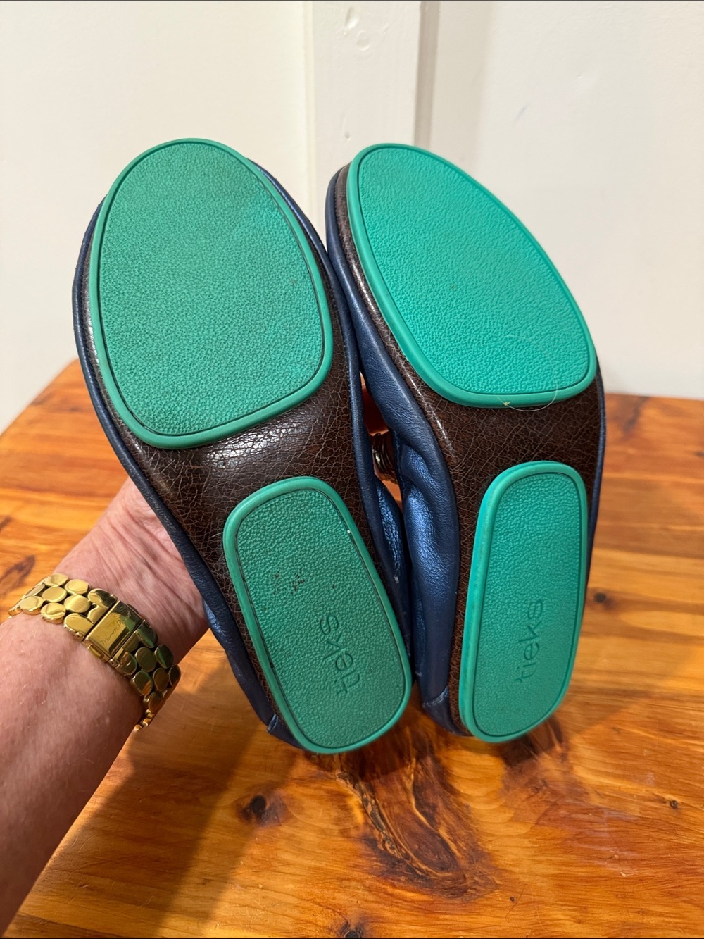 Tieks Limited Edition Midnight Blue Ballet Flats - Picture 6 of 7